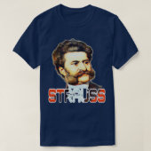 strauss johann strauss t-shirt (Design voorkant)
