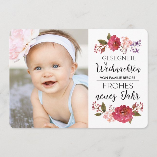 -Strauß Urlaub Foto-Gruß (Voorkant)