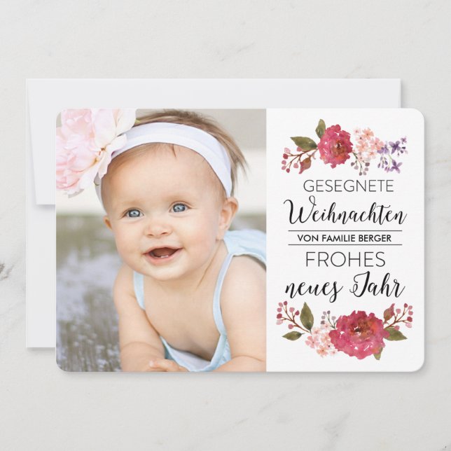 -Strauß Urlaub Foto-Gruß (Voorkant)