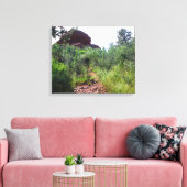 Straussen Back Trail Canvas Afdruk (Insitu (Woonkamer))