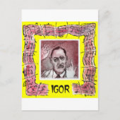 Stravinsky briefkaart (Voorkant)