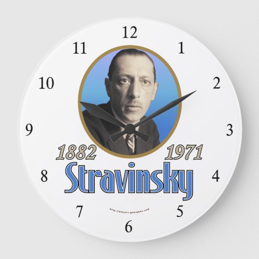 Stravinsky Grote Klok (Voorkant)