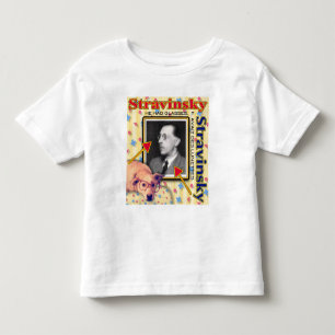 Stravinsky had een bril. kinder shirts