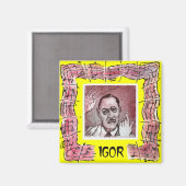 Stravinsky magneet (Voorkant / Achterkant)