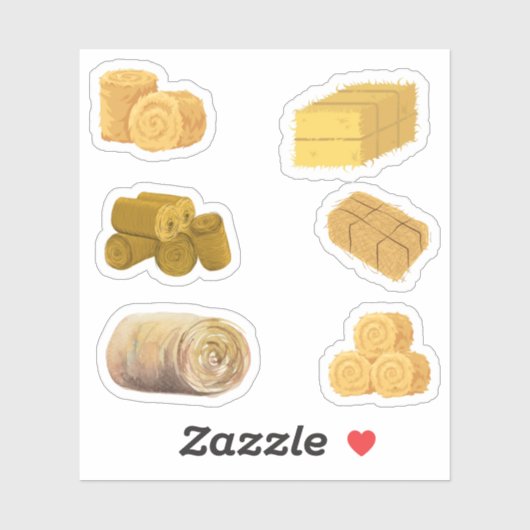 Straw Bale Sticker (Vel)