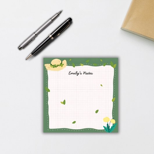 Straw Hat Garden - Botanical Greenhouse Post-it® Notes