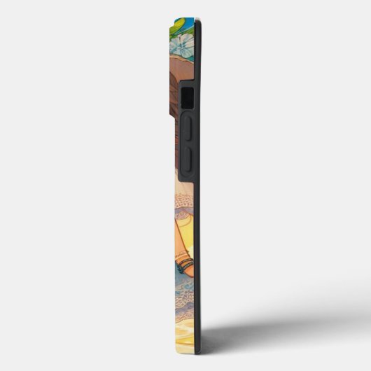 Straw Hat Girl Case-Mate iPhone Case (Achterkant / Links)