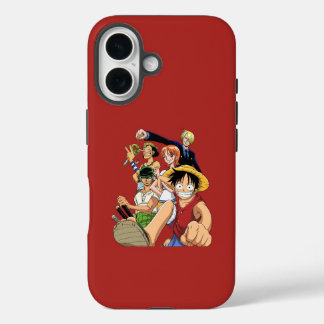 Straw Hats Klassieke Bemanning Rode Anime Hoesje