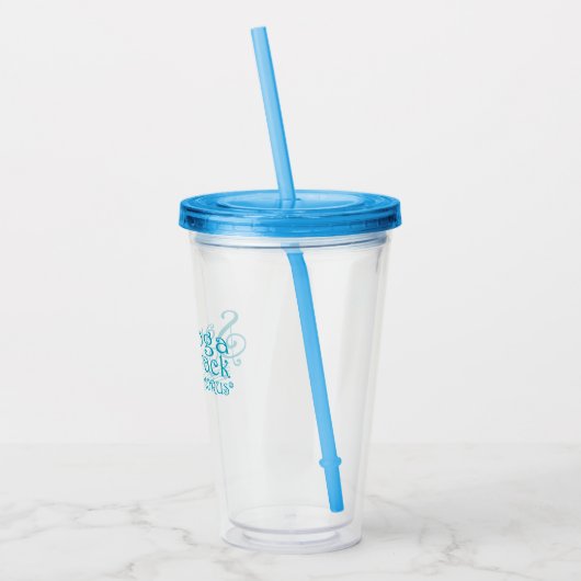 Straw Tumbler Acryl Drinkbeker (Links)