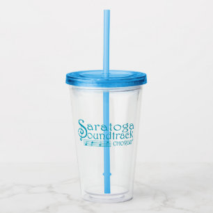 Straw Tumbler Acryl Drinkbeker