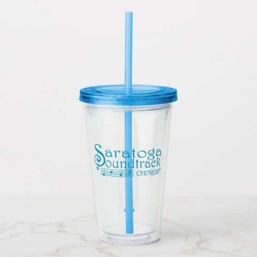 Straw Tumbler Acryl Drinkbeker (Voorkant)