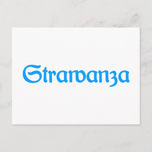 Strawanza Streuner Briefkaart (Voorkant)