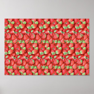 Strawbearry - Verborgen 3D-afdrukken Poster