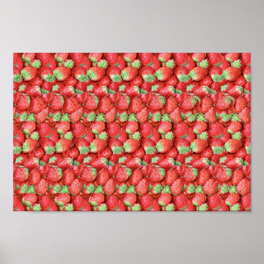 Strawbearry - Verborgen 3D-afdrukken Poster (Voorkant)