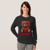 Strawbeary Strawberry Bear Cute Berry Animal Bear T-shirt (Voorkant volledig)