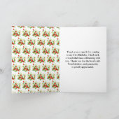 Strawberries and Daisies Birthday Bedankkaart (Binnen)