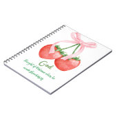 Strawberries and Genesis 1 Journal Notitieboek (Linkerzijde)