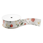 Strawberries Flowers Birthday Grosgrain Lint (Spoel)