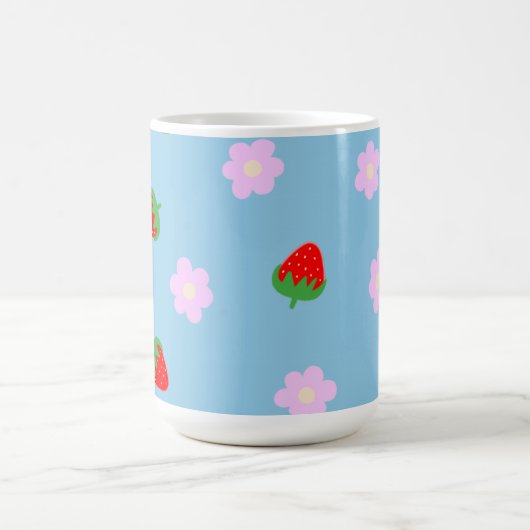 Strawberries & Flowers Koffiemok (Center)