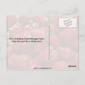 Strawberries Foto Briefkaart (Achterkant)