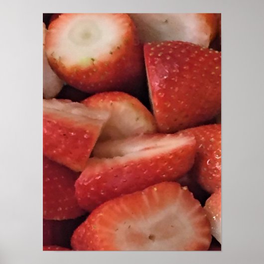 Strawberries Foto Poster (Voorkant)