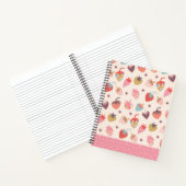 Strawberries fun Spiral Notebook Notitieboek (Binnen)