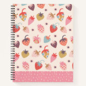 Strawberries fun Spiral Notebook Notitieboek (Voorkant)