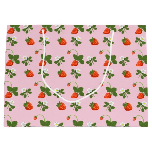 Strawberries Groot Cadeauzakje (Voorkant)