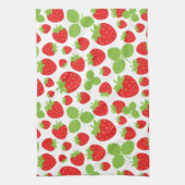 Strawberries Kitchen Towel Theedoek (Verticaal)
