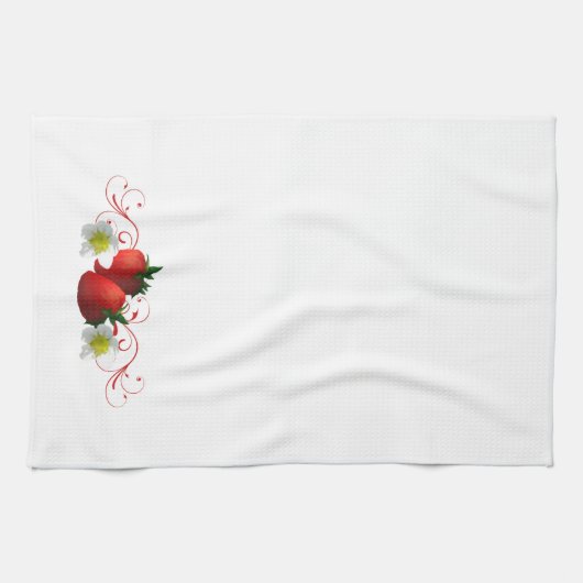 Strawberries Kitchen Towel Theedoek (Horizontaal)