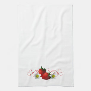 Strawberries Kitchen Towel Theedoek