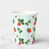 Strawberries Papieren Bekers (Rechts)