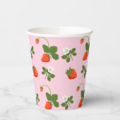 Strawberries Papieren Bekers (Links)