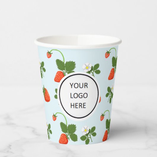 Strawberries Papieren Bekers (Links)