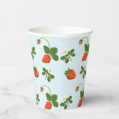 Strawberries Papieren Bekers (Rechts)