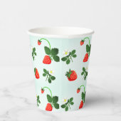 Strawberries Papieren Bekers (Rechts)