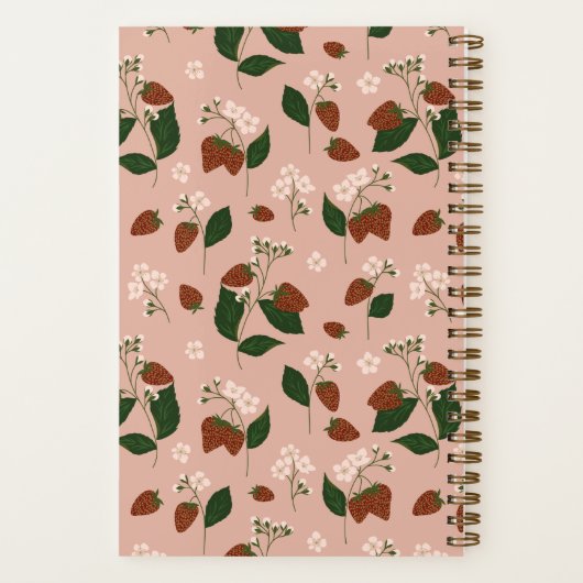 Strawberries Personeelsblad Notitieboek (Achterkant)