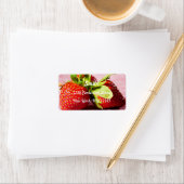 Strawberries Return Address Label (Insitu)