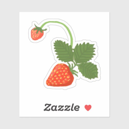 Strawberries Sticker (Vel)