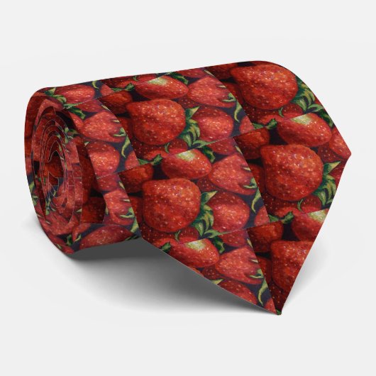 STRAWBERRIES STROPDAS (Opgerold)