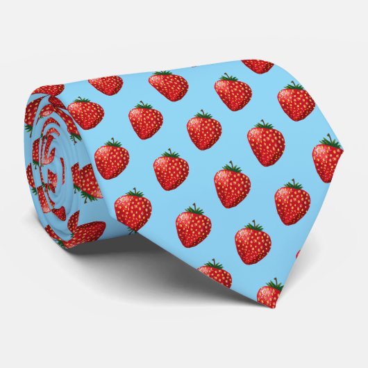 Strawberries Stropdas (Opgerold)