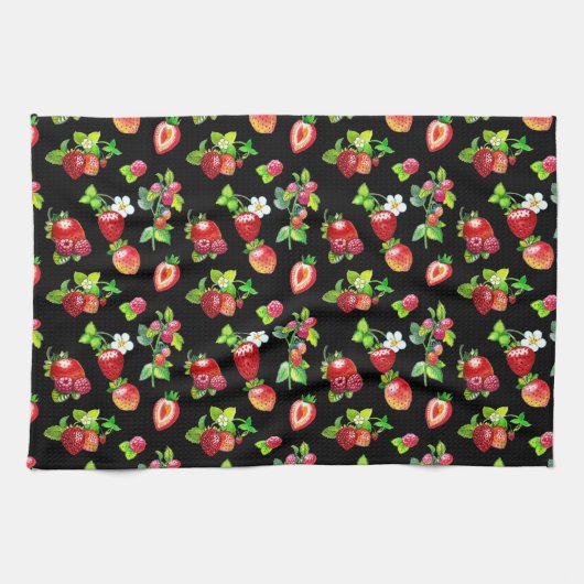 STRAWBERRIES THEEDOEK (Horizontaal)