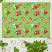 STRAWBERRIES THEEDOEK (Gevouwen)