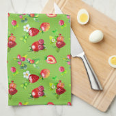 STRAWBERRIES THEEDOEK (Quarter Fold)