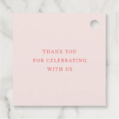 Strawberries Two Sweet 2nd Birthday Bedankjes Labels (Achterkant)