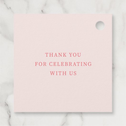 Strawberries Two Sweet 2nd Birthday Bedankjes Labels (Achterkant)