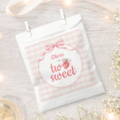 Strawberries Two Sweet 2nd Birthday  Bedankzakje (Geknipt)