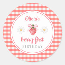 Strawberry 1st Birthday Berry First Birthday