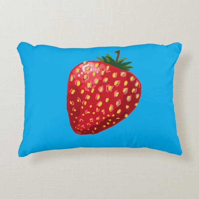 Strawberry Accent Kussen (Voorkant)