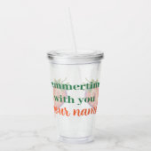 Strawberry acryl drinkbeker (Links)